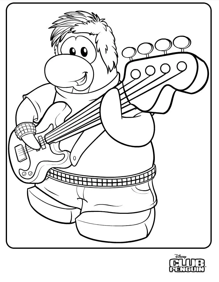Club Penguin Avis: ¡Nueva imagen para colorear!