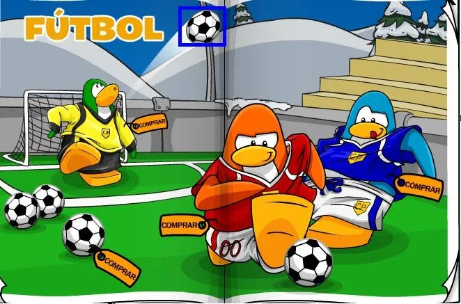 Club Penguin: Nuevo catalogo de deportes y el estadio de futbol Club Penguin: Nuevo catalogo de deportes y el estadio de futbol