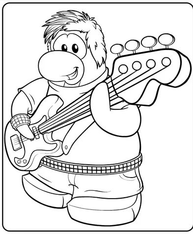 club penguin informacion rapida: nuevo dibujo para colorear club penguin informacion rapida: nuevo dibujo para colorear