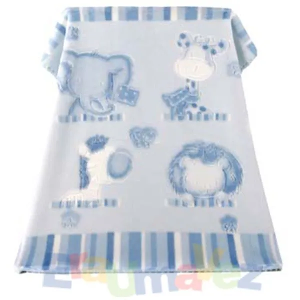 Cobertor com Relevo Gold Zoo Baby - Colibri - Bebe Fernandez