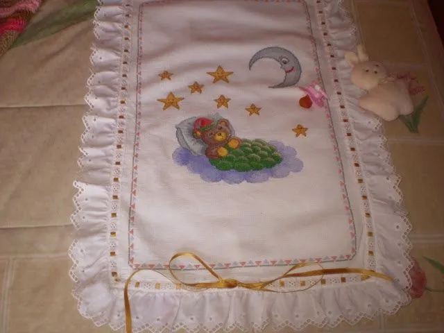 Cobija de bebe en punto de cruz | Bordados | Pinterest | Punto De ... Cobija de bebe en punto de cruz | Bordados | Pinterest | Punto De ...