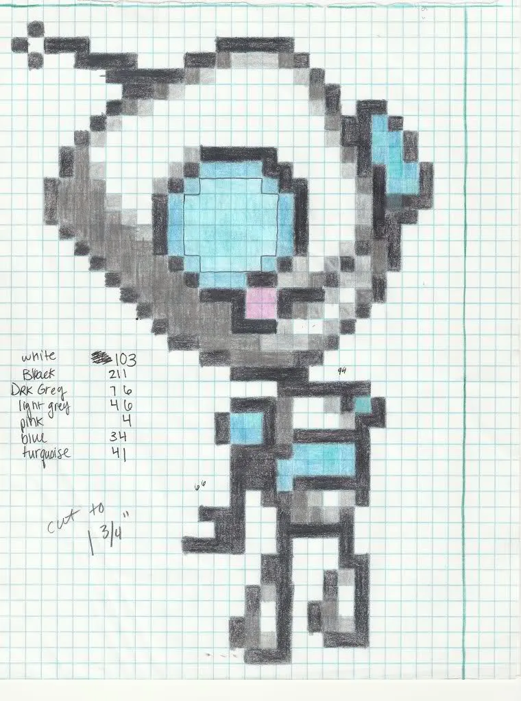 Cobija de GIR pixelado DIY | La Guarida Geek Cobija de GIR pixelado DIY | La Guarida Geek