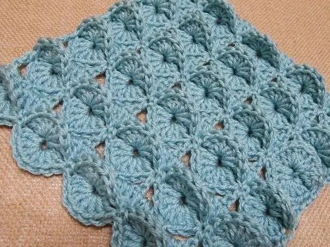 Cobija Manta para Bebe Crochet - YouTube