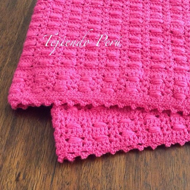 Cobija o manta para bebé con motitas tejida a crochet!. El paso a ... Cobija o manta para bebé con motitas tejida a crochet!. El paso a ...