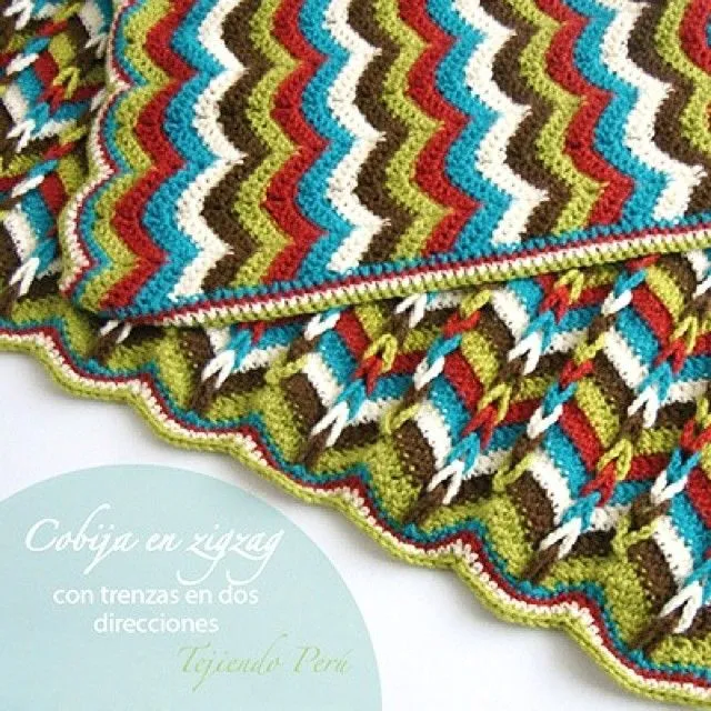 Cobijas o mantas tejidas en palitos o dos agujas, crochet ... Cobijas o mantas tejidas en palitos o dos agujas, crochet ...