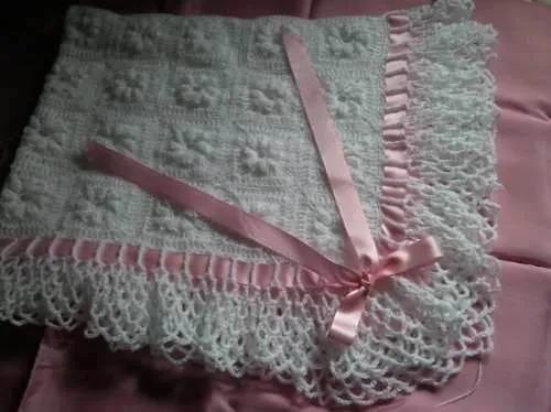Mantilla Al Crochet Para Bebe | Lugares para visitar | Pinterest ... Mantilla Al Crochet Para Bebe | Lugares para visitar | Pinterest ...