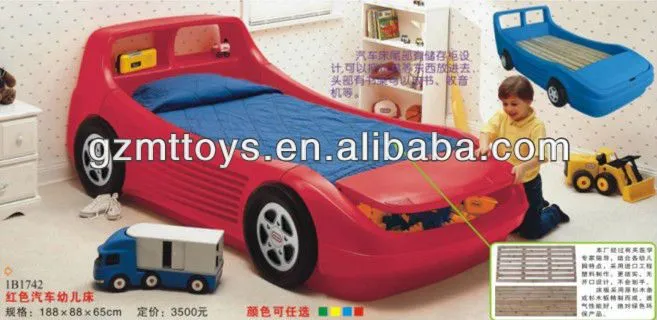 Coche de carreras niño de los niños de cama-Camas para niños ...