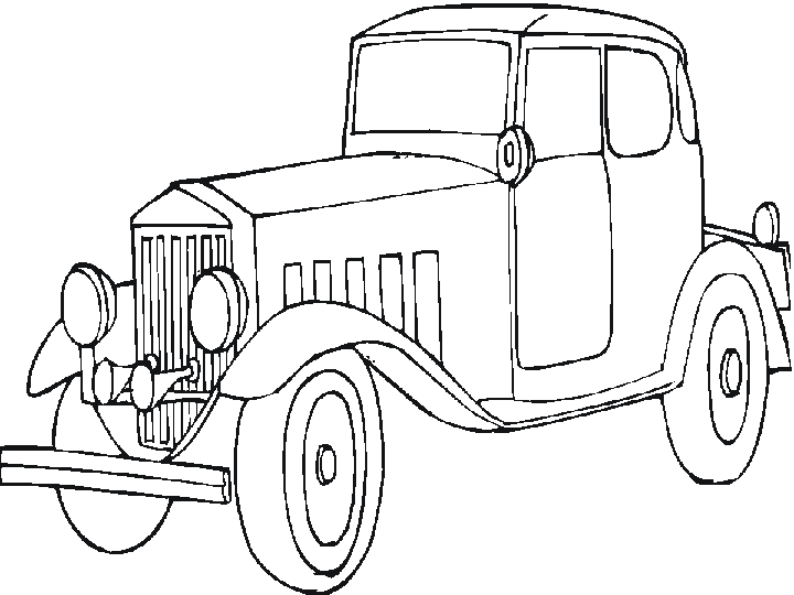 Dibujos para colorear de Coches de época, coches antiguos ... Dibujos para colorear de Coches de época, coches antiguos ...