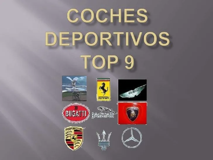 Coches deportivos