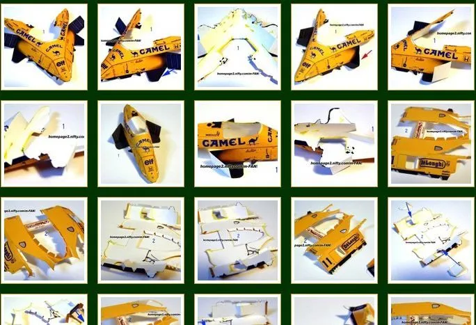 Coches de Formula 1.Recortables para Imprimir y Construir - enrHedando Coches de Formula 1.Recortables para Imprimir y Construir - enrHedando