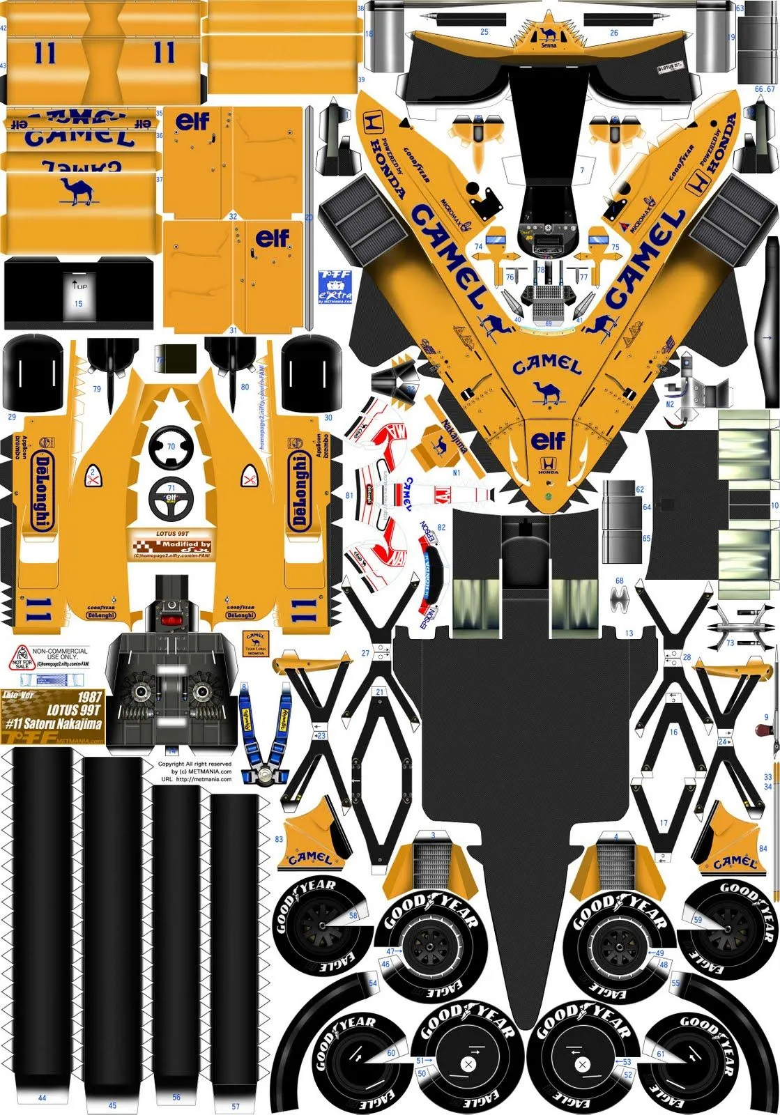 Coches de Formula 1.Recortables para Imprimir y Construir - enrHedando Coches de Formula 1.Recortables para Imprimir y Construir - enrHedando