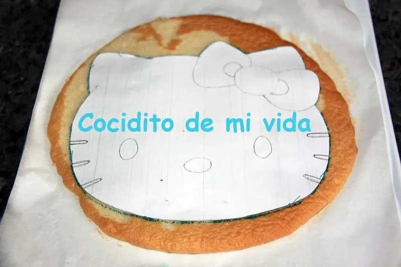 Cocidito de mi vida: Tarta Hello Kitty 2