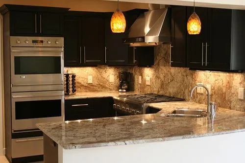 cocina con barra de granito | remodelacion cocina | Pinterest cocina con barra de granito | remodelacion cocina | Pinterest