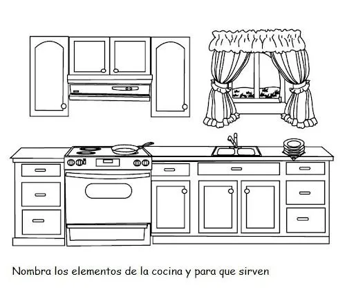 Una cocina para dibujar - Imagui