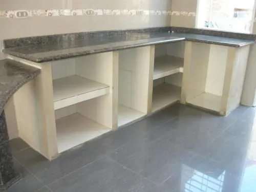 Cocinas empotradas en cemento y ceramica - Imagui