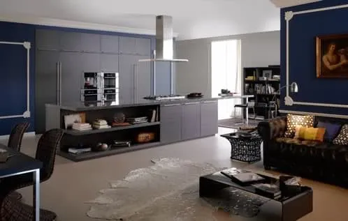 Cocina Empotrada y con ISLA, madera de roble y marmol | Diseño Logosº Cocina Empotrada y con ISLA, madera de roble y marmol | Diseño Logosº