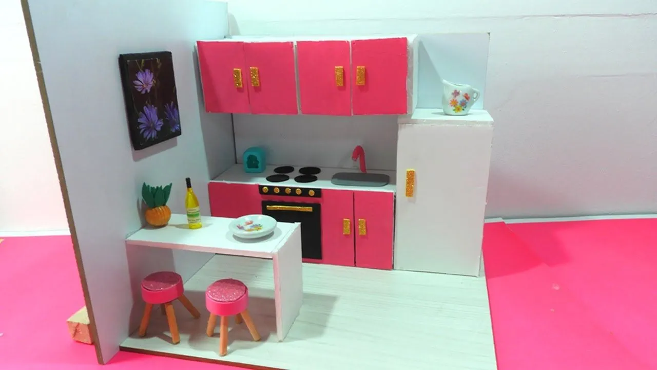 COMO HACER UNA COCINA EN MINIATURA / Maquetas fáciles - YouTube COMO HACER UNA COCINA EN MINIATURA / Maquetas fáciles - YouTube