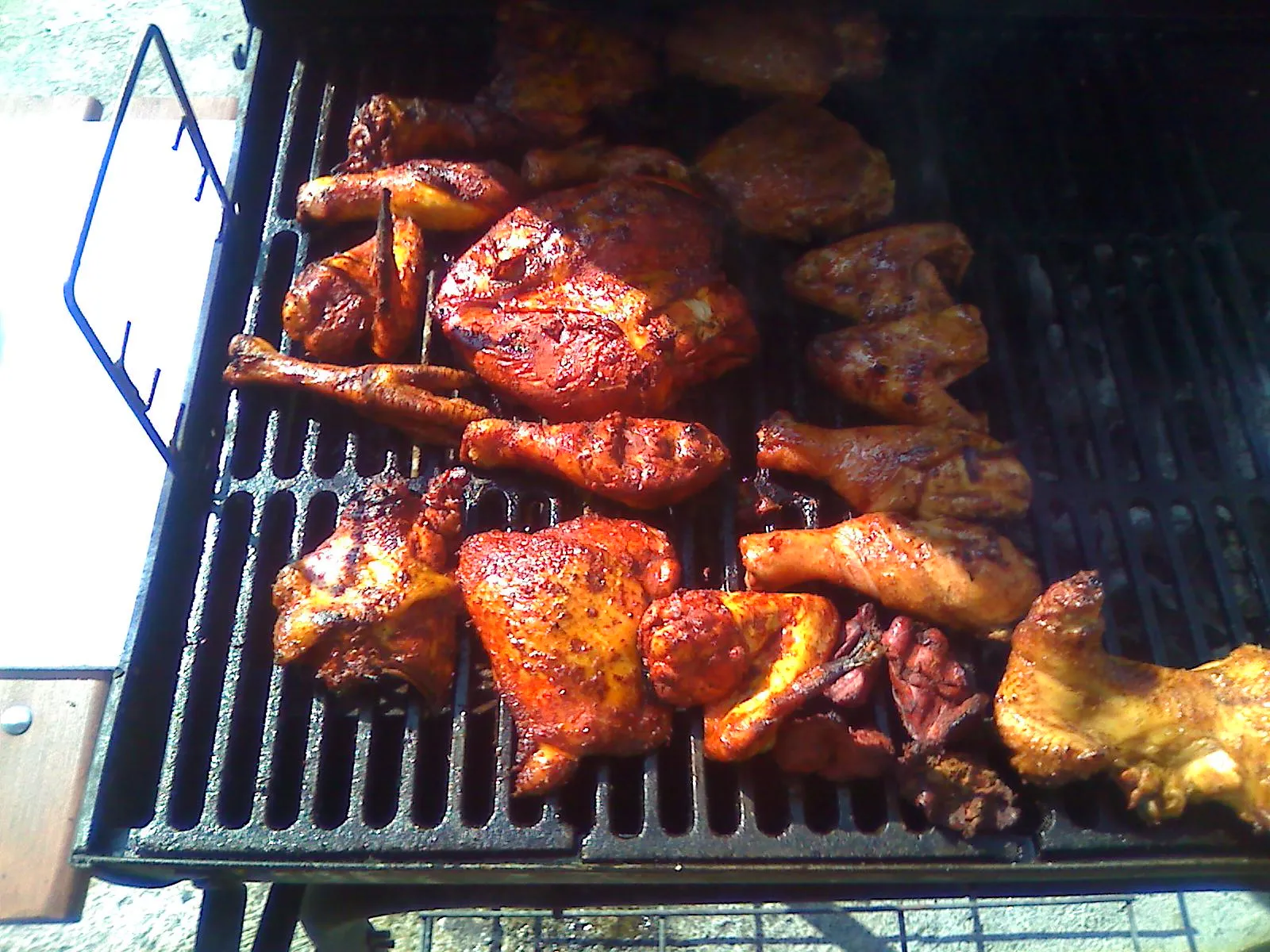 Cocina a la Parrilla.: POLLO A LA MOSTAZA.