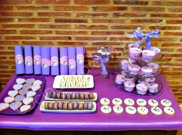 Cocinando con hadas: Mesa dulce de Violetta