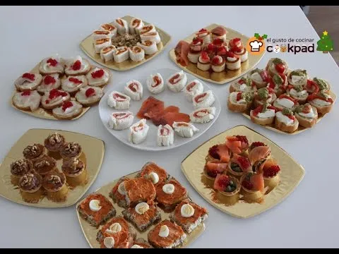 Canapés Variados 2 Fácil Y Rápido #170 - Cocina En .com Canapés Variados 2 Fácil Y Rápido #170 - Cocina En .com