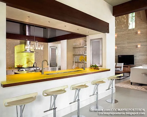 COCINAS CON BARRA : COCINA Y REPOSTEROS: Decoración, fotos y ... COCINAS CON BARRA : COCINA Y REPOSTEROS: Decoración, fotos y ...