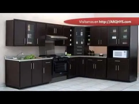 Cocinas integrales para espacios pequeños - YouTube Cocinas integrales para espacios pequeños - YouTube