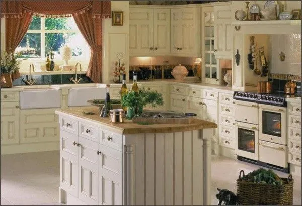 Modelos interiores de salas y cocinas