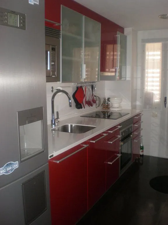 cocinas rojas | Decorar tu casa es facilisimo.com cocinas rojas | Decorar tu casa es facilisimo.com