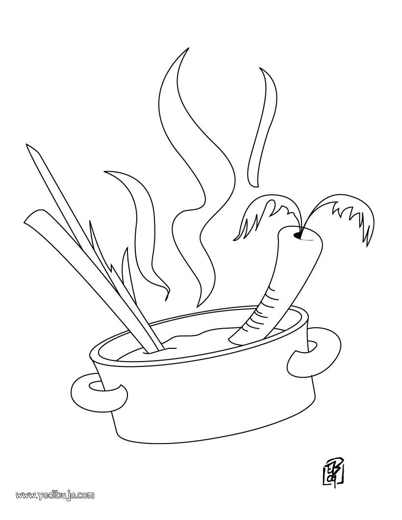 Los cocineros en ciernes, ¡Qué rica sopa de verduras! para imprimir Los cocineros en ciernes, ¡Qué rica sopa de verduras! para imprimir