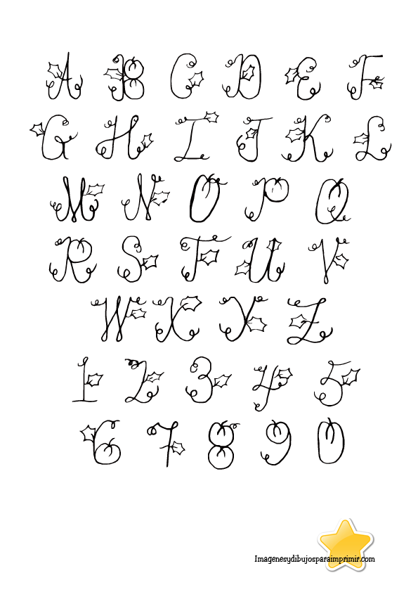 Modelos de letras para bordar a mano - Imagui Modelos de letras para bordar a mano - Imagui