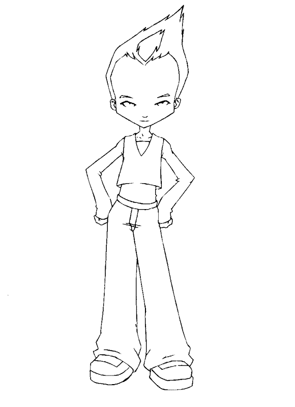 Code lyoko Coloring Pages - Coloringpages1001.