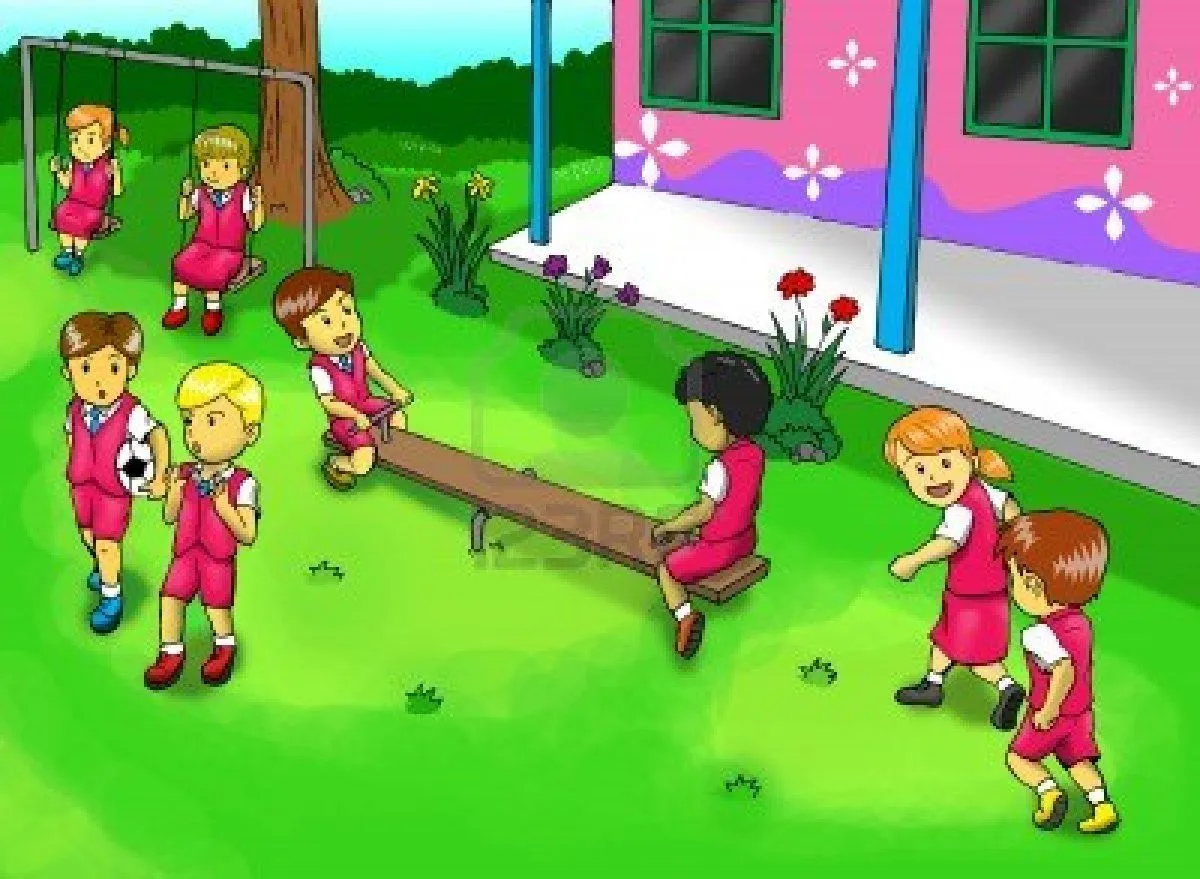 De niños jugando en la escuela - Imagui