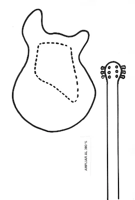 El Cofre de Monica: Molde de Guitarra de Hannah Montana El Cofre de Monica: Molde de Guitarra de Hannah Montana