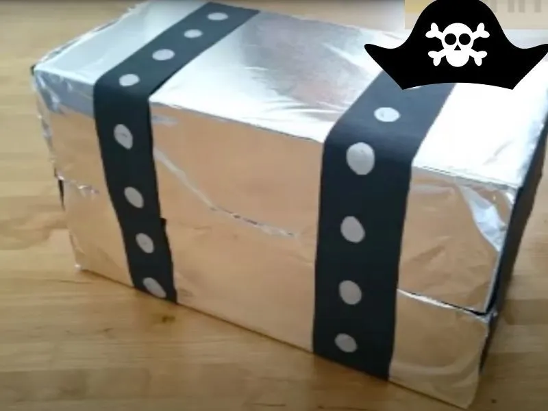 Cómo hacer un cofre pirata lleno de golosinas Cómo hacer un cofre pirata lleno de golosinas