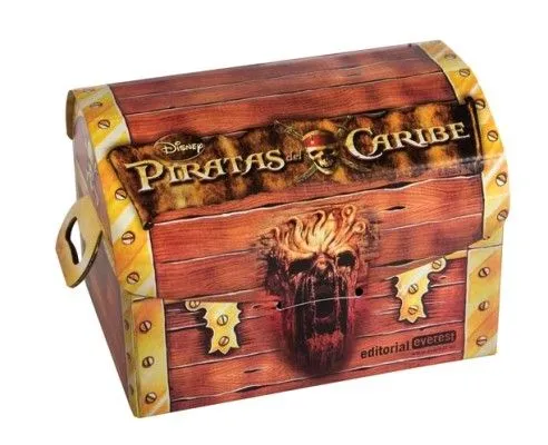 Cofre pirata Jack Sparrow (2 novelas, mapa del tesoro, parche y ... Cofre pirata Jack Sparrow (2 novelas, mapa del tesoro, parche y ...