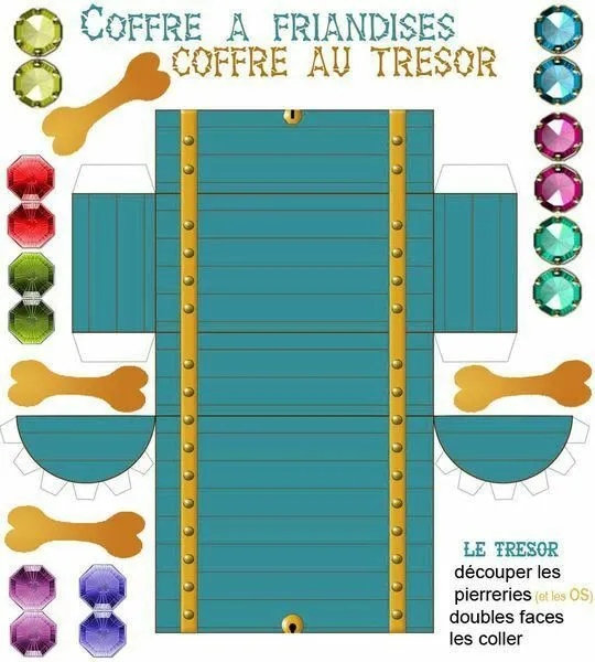 Cofre con tesoros | Cofres de carton, Manualidades para chicos, Patrones de caja Cofre con tesoros | Cofres de carton, Manualidades para chicos, Patrones de caja