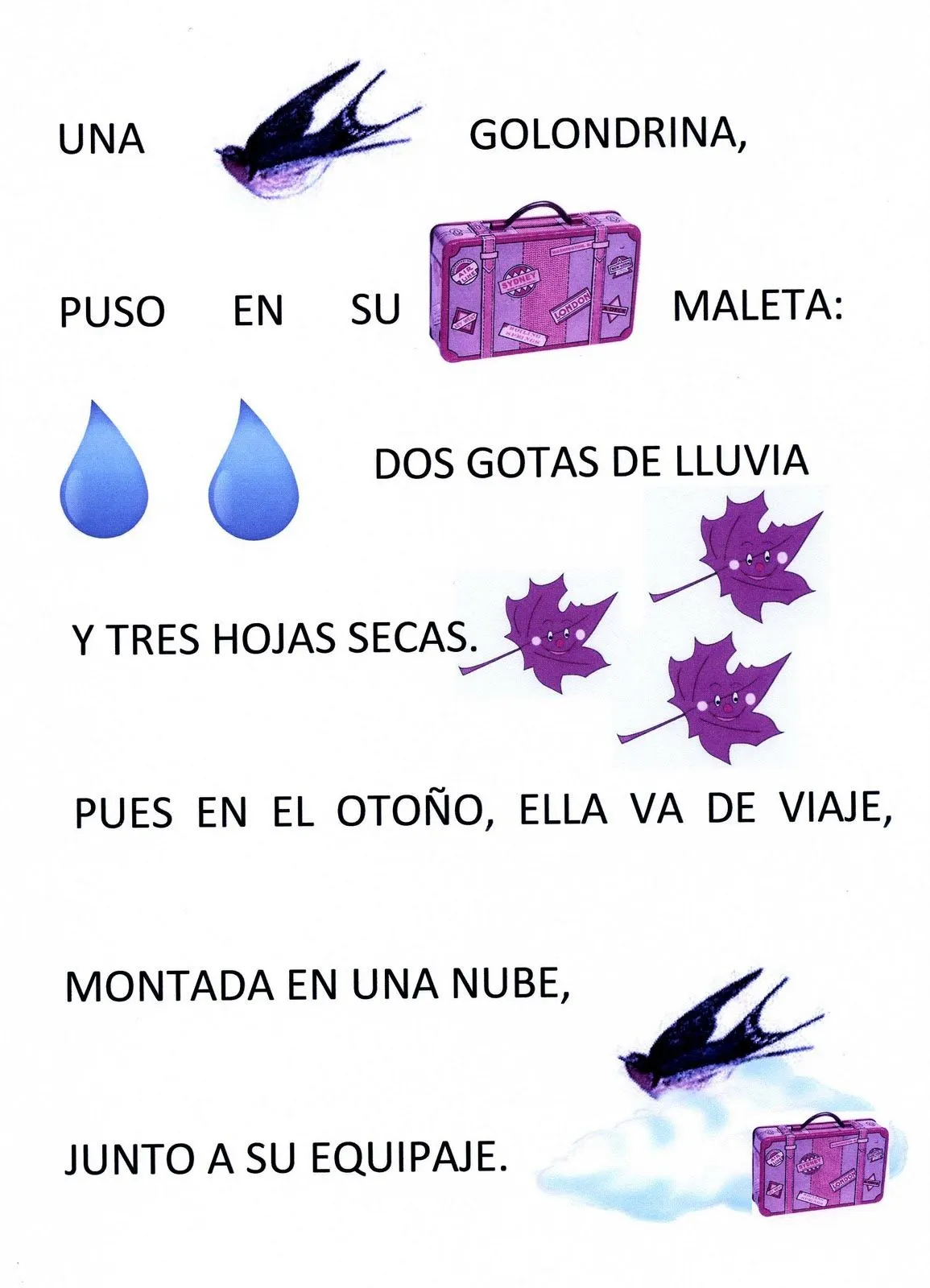 EL COFRECITO INFANTIL: LA GOLONDRINA