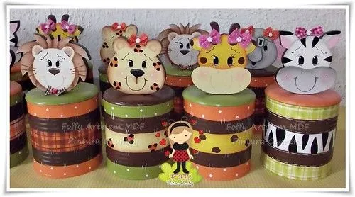 Centros de mesa originales infantiles con latas - Imagui Centros de mesa originales infantiles con latas - Imagui
