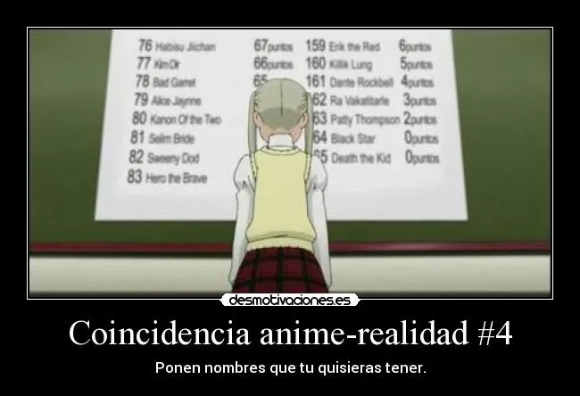 Coincidencia anime-realidad #4 | Desmotivaciones