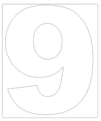 coisas da Ana Paula: moldes dos numerais