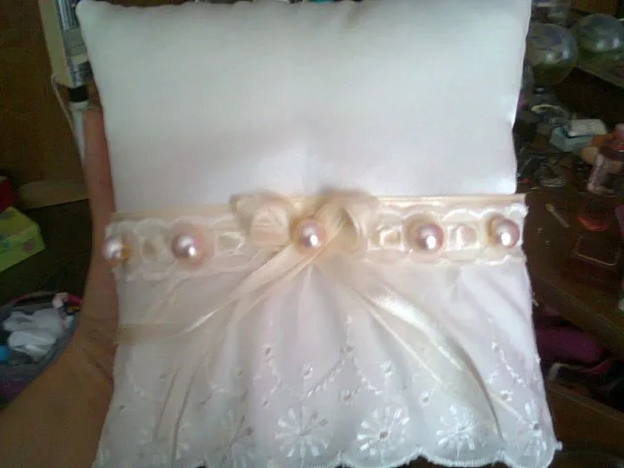 Cojín de anillos - Foro Manualidades para bodas - bodas.com.mx Cojín de anillos - Foro Manualidades para bodas - bodas.com.mx