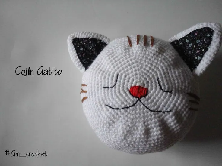 Cojín de animales con la técnica de amigurumi # tejido ... Cojín de animales con la técnica de amigurumi # tejido ...