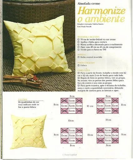 Cojin drapeado en punto fofoca | Drapeado & Smocking / Draping ... Cojin drapeado en punto fofoca | Drapeado & Smocking / Draping ...