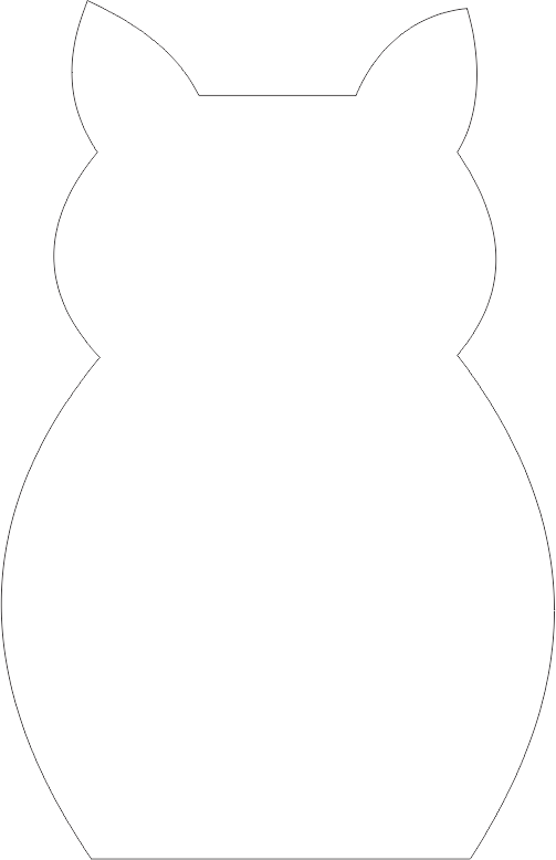 Cómo hacer un cojín con forma de gato ~ lodijoella Cómo hacer un cojín con forma de gato ~ lodijoella