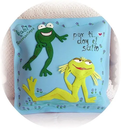 cojin ranas | Kabidecoracion's Blog