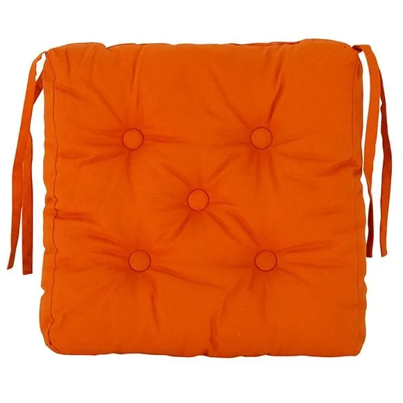 Cojín para silla CLEA NARANJA Ref. 16070796 - Leroy Merlin Cojín para silla CLEA NARANJA Ref. 16070796 - Leroy Merlin