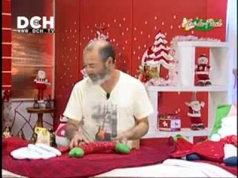 Aplicación de Santa para almohadón, funda de sillas, etc - YouTube Aplicación de Santa para almohadón, funda de sillas, etc - YouTube