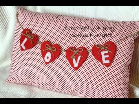 cojin san valentin | facilisimo.com