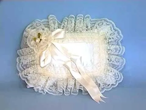 Cojines para las alianzas de los novios - cestas - almohadillas ... Cojines para las alianzas de los novios - cestas - almohadillas ...