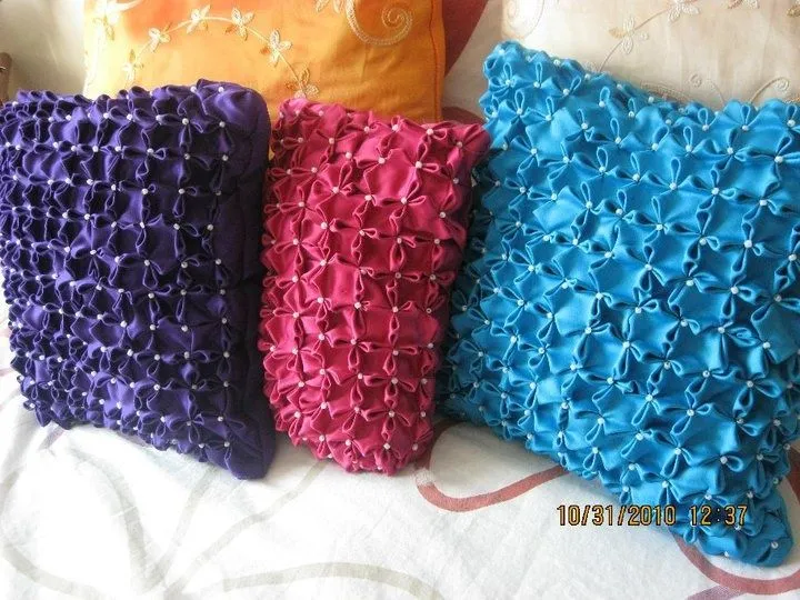 cojines bordados con perlas | Manualidades HOGAR | Pinterest cojines bordados con perlas | Manualidades HOGAR | Pinterest